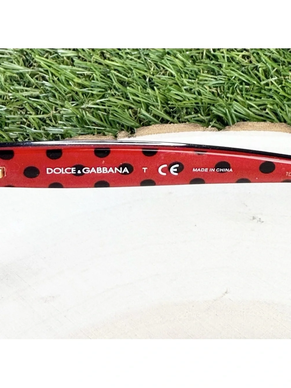 Dolce Gabbana Black Red Polka Dot Eyeglass Frames DG3199 2871 53-17-140